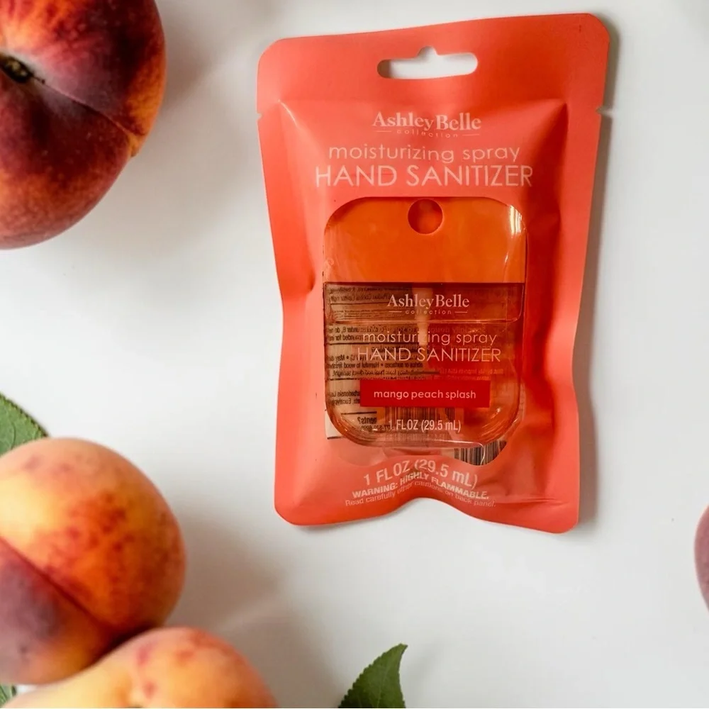 Ashley Belle Mango Peach Splash Moisturizing Hand Sanitizer Spray